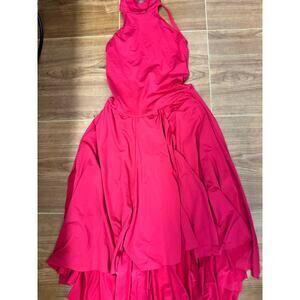 Dance Costume Small Adult Red Natalie Lyrical Contemporary Ballet Dress Halter